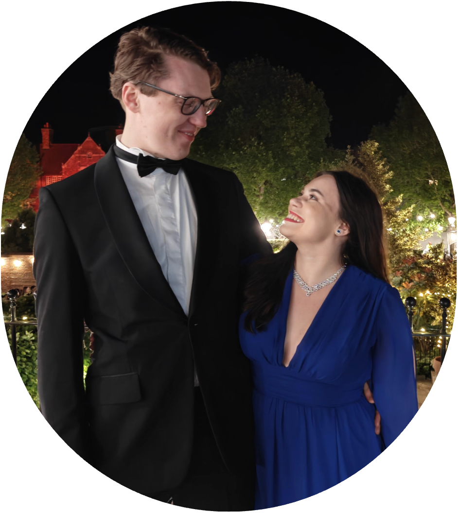 Marta and Robert in an evening portrait